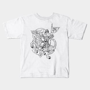 Viking horsmen Kids T-Shirt